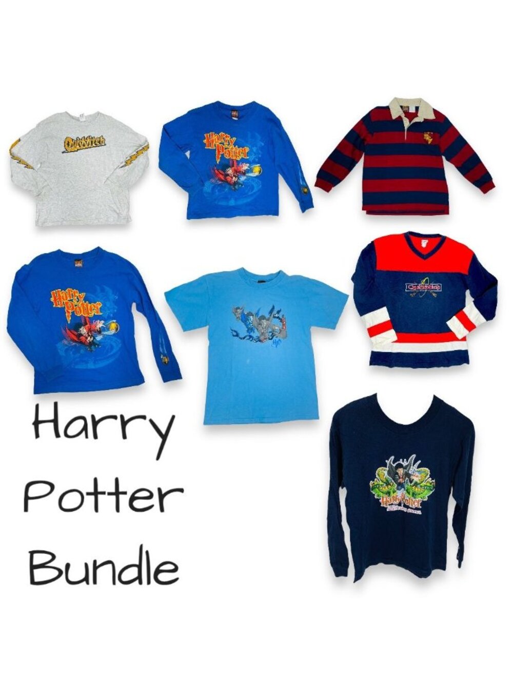 Vintage Harry Potter Y2K Kids Shirt Bundle Lot of 7 Small - X Large / S - XL